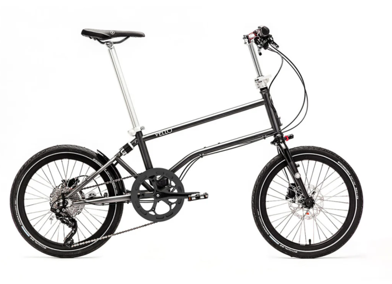 Découvrez chez Uni-Recycle le vélo urbain pliant VELLO BIKE Rocky avec porte bagage, sur Montpellier dans le 34